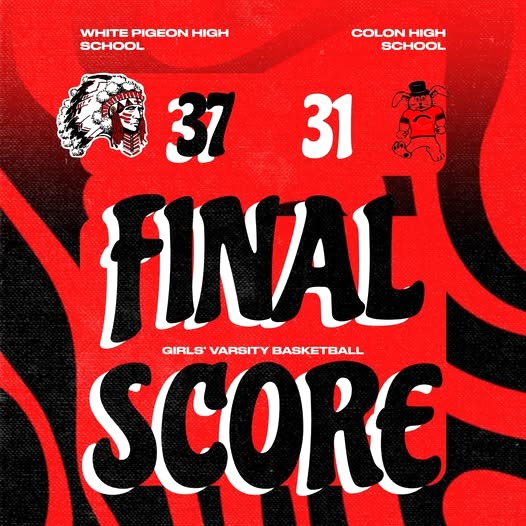 White Pigeon girls hold off Colon for 37-31 District semifinal win